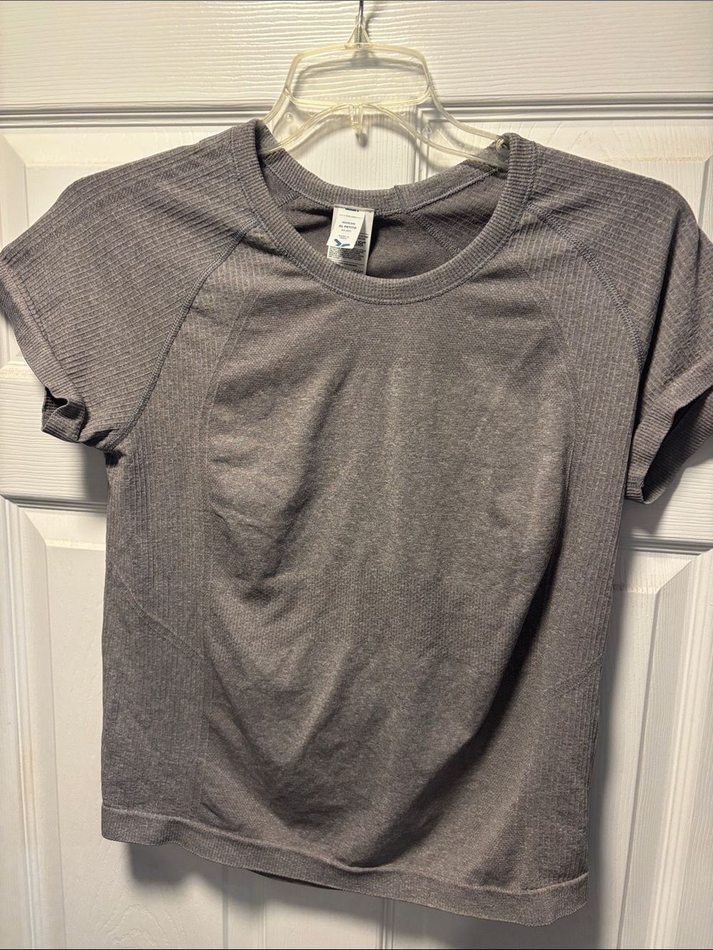 Old Navy Short Sleeve Crew Neck Top - Gray